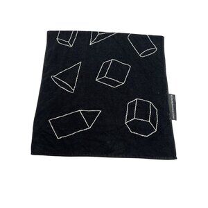 Nununu Geometric Blanket in Black Grey